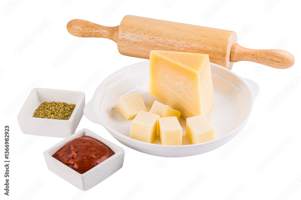 Pizza Making Equipment isolated on transparent background