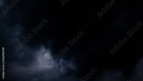 Dark sky with stormy clouds. Dramatic sky rain,Dark clouds before a thunder-storm.