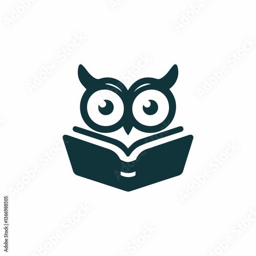 Owl book logo