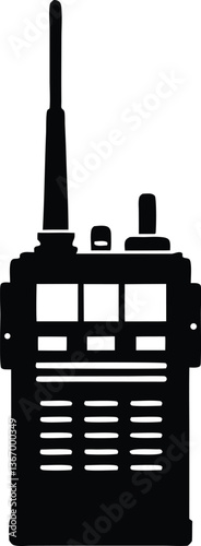 walkie talkie silhouette vector,walkie talkie clip art vector