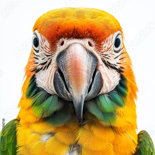 professional full-body shot of a parrot in high resolution

