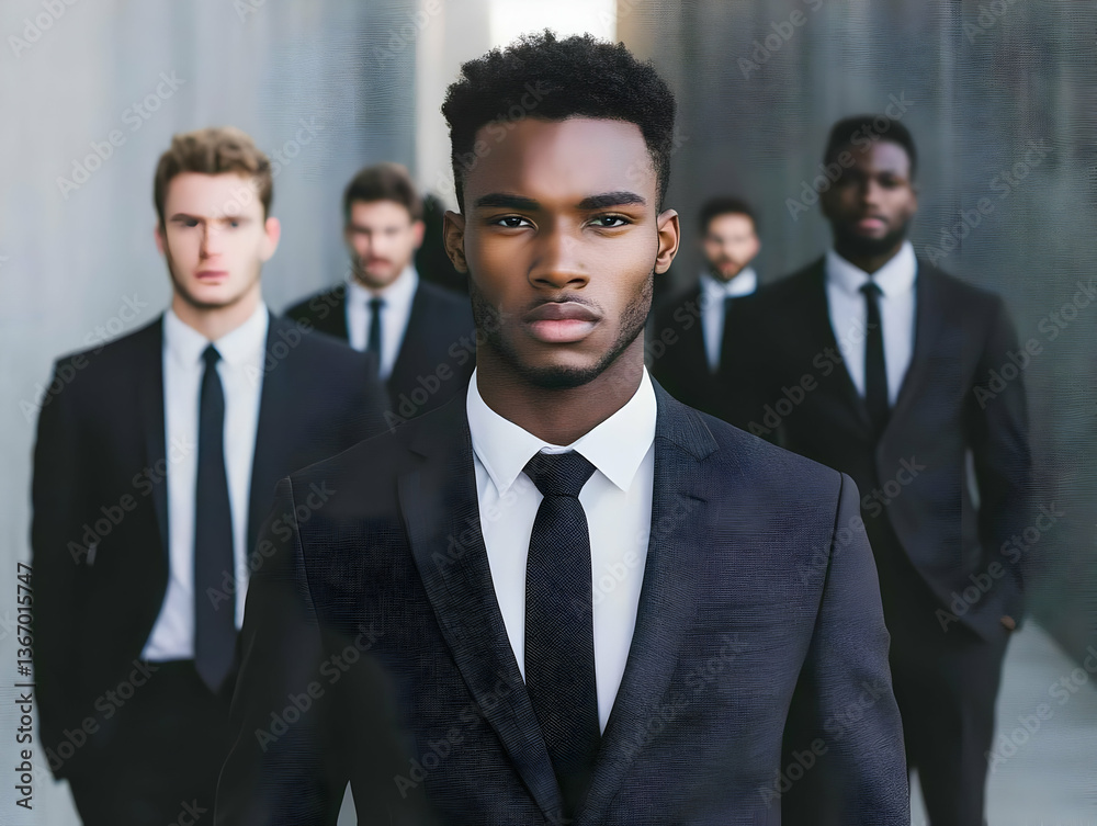 Photo of Group of Businessmen in Black Suits and White Collared Shirts Photo of Group of Businessmen in Black Suits and White Collared Shirts