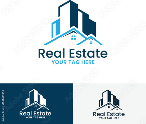Real Estate Logo Design. Property Logo. Architecture Logo. Building Logo