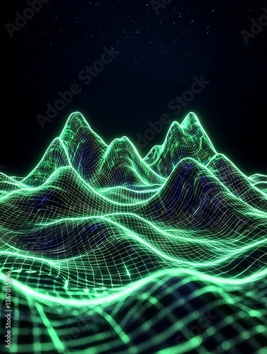 Digital Landscape Night