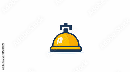 Iconic Hotel Service Bell for Reception and Hospitality Settings