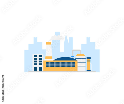 city buildings vector illustration