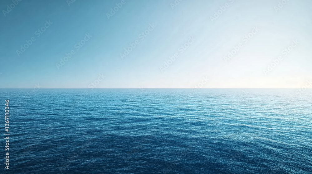 Fototapeta premium A panoramic view from the sundeck of a yacht, showcasing endless blue waters under a clear sky.