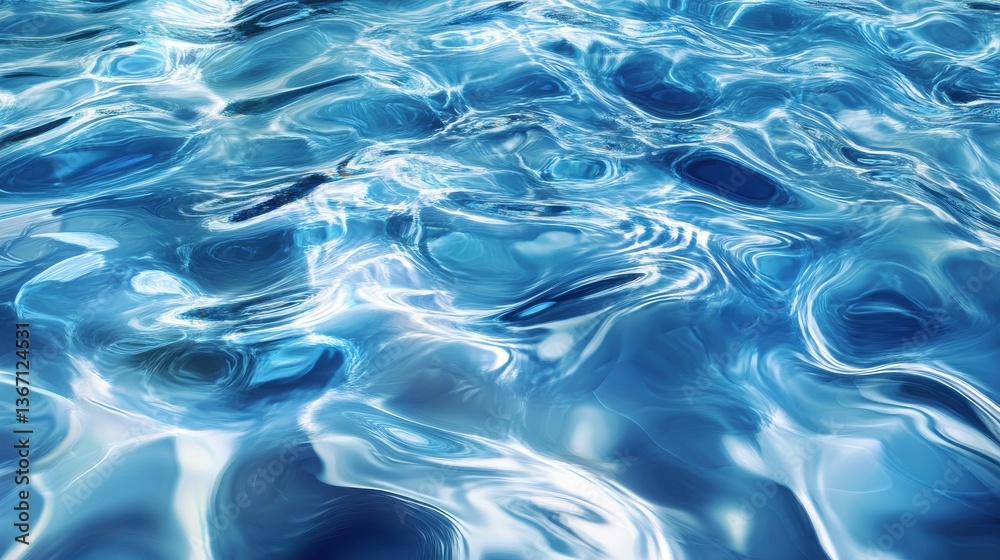 Fototapeta premium Abstract Water Ripples illustration