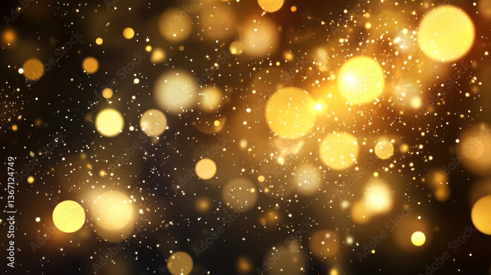 Golden sparkling abstract light background image. illustration Golden sparkling abstract light background image. illustration
