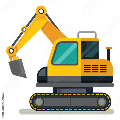 excavator vector
