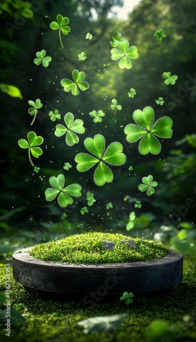 Shamrock Magic Forest Scene