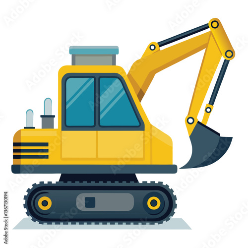excavator vector