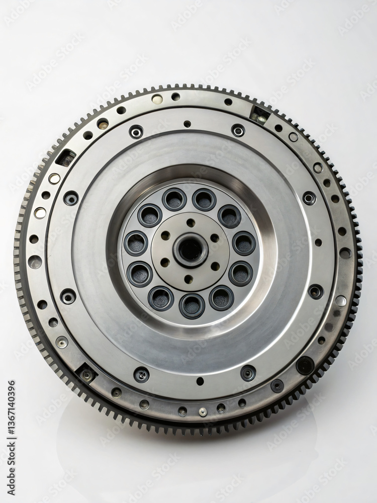 Obraz premium High-Precision Automotive Flywheel Component for Engine Performance and Efficiency