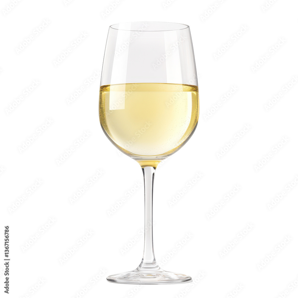 A Delicate Sip: a wine glass of crisp, pale golden white wine, showcasing its clarity and inviting a moment of refined enjoyment. A Delicate Sip: a wine glass of crisp, pale golden white wine, showcasing its clarity and inviting a moment of refined enjoyment.