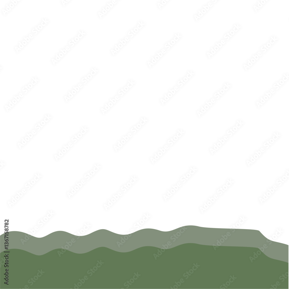 Obraz premium Aesthetic Bottom Border