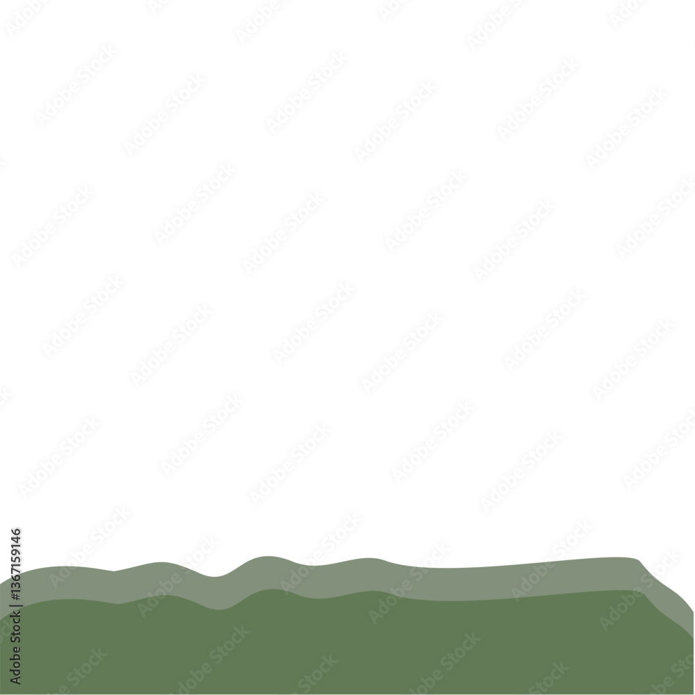 Obraz premium Aesthetic Bottom Border