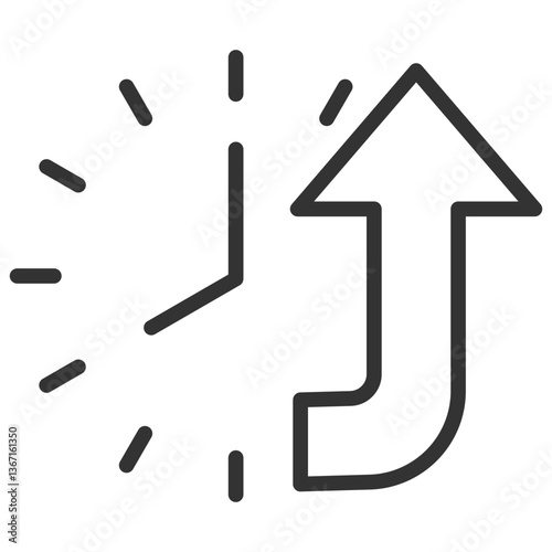 Uptime Outline Icon