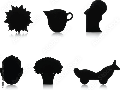 Innovative wildlife silhouette graphic featuring expressive motion in a striking digital illustration