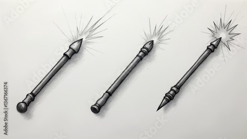 Magical Wands Illustration