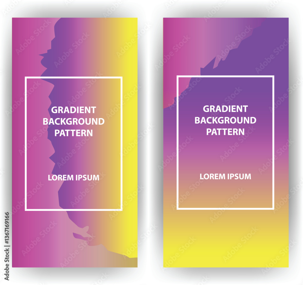Fototapeta premium Gradient Background Pattern (48)