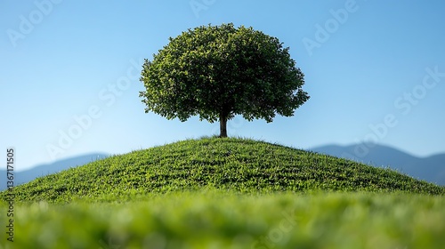Single Tree on Hill.
