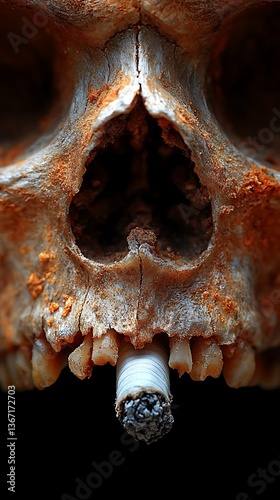 Skull Smoking.