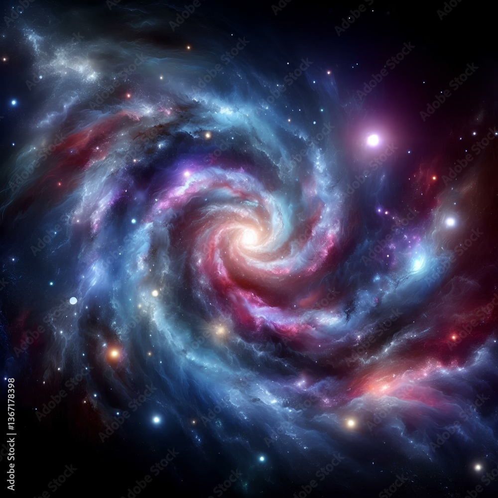 spiral galaxy in deep space spiral galaxy in deep space