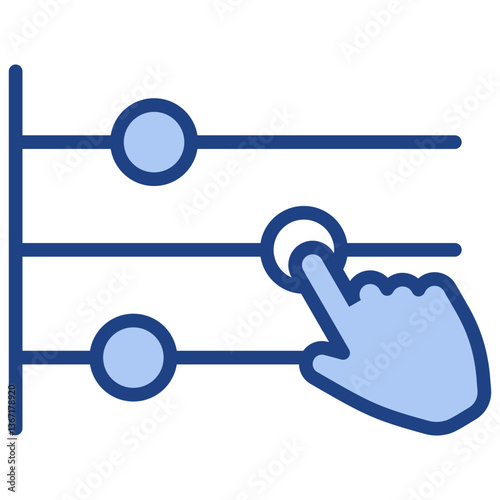 Adjusting Blue Icon