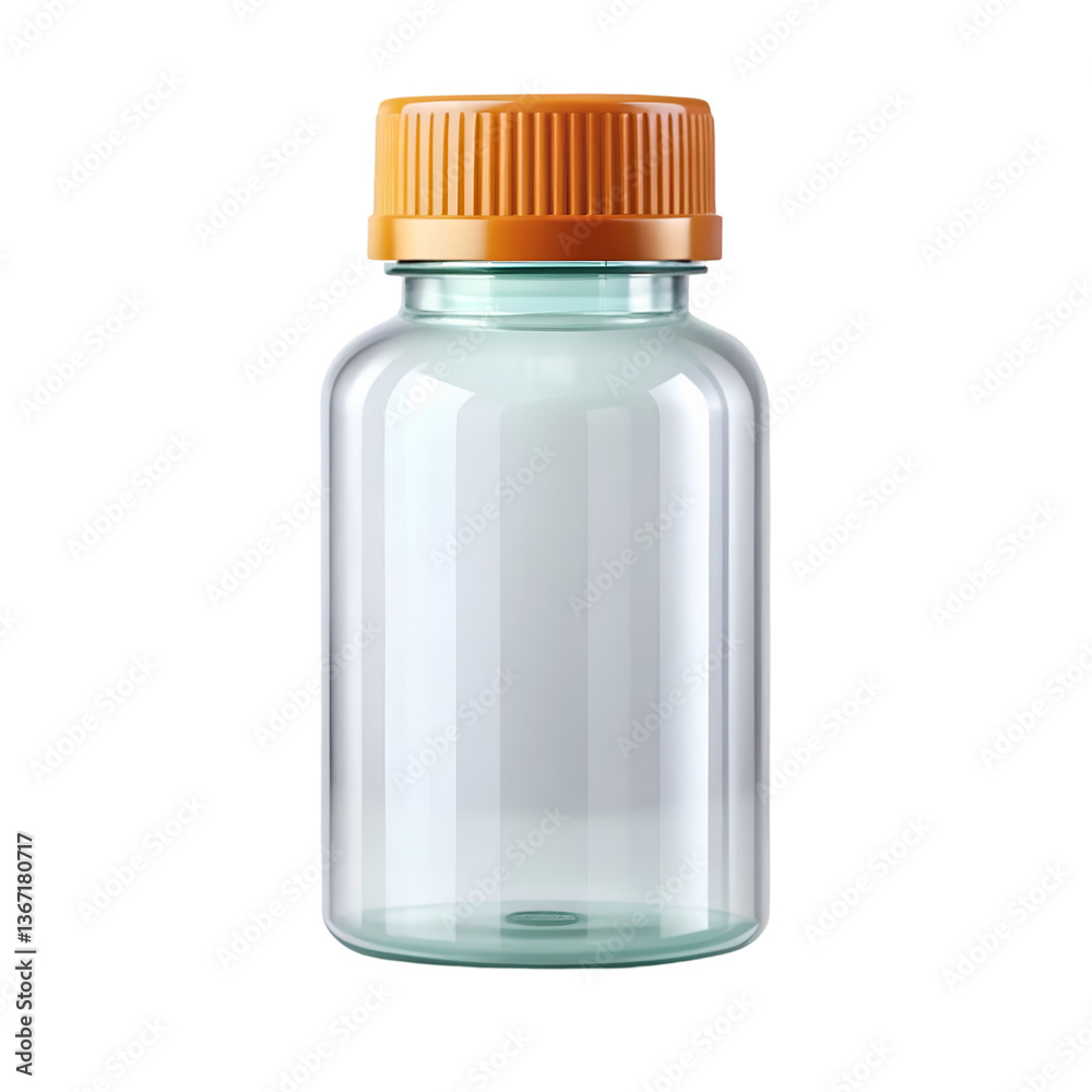 Plastic medical bottle isolated on transparent background
Plastic medical bottle isolated on transparent background