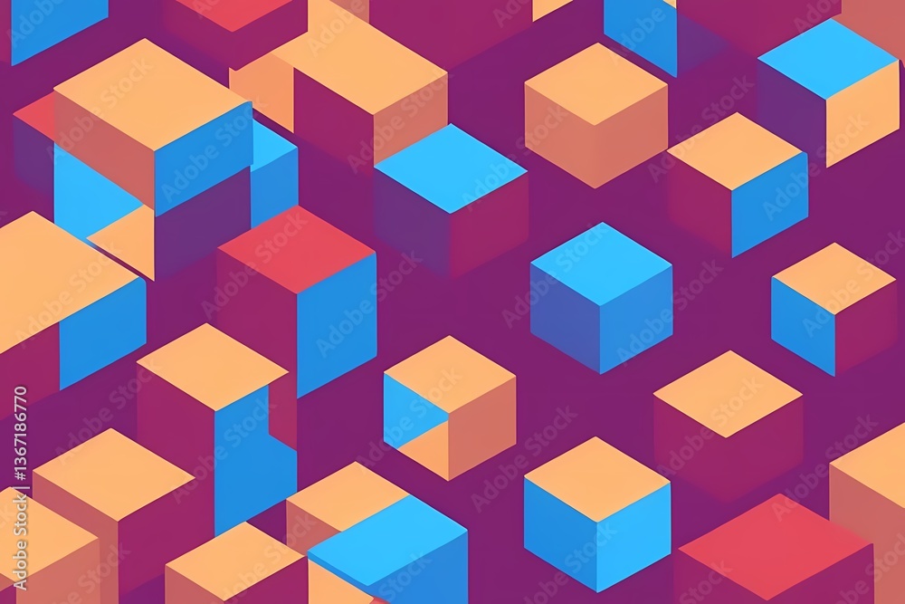 abstract cubes background abstract cubes background