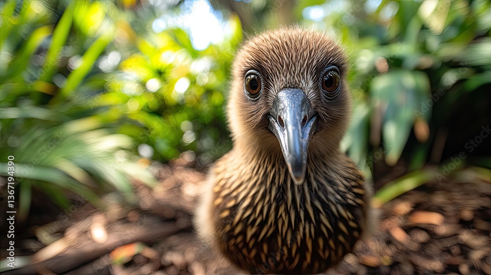 Close-Up of a Kiwi Bird in Its Natural Habitat Depicting Wildlife and Nature Conservation Photography Close-Up of a Kiwi Bird in Its Natural Habitat Depicting Wildlife and Nature Conservation Photography