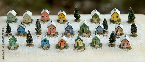 Toy Winter Village.