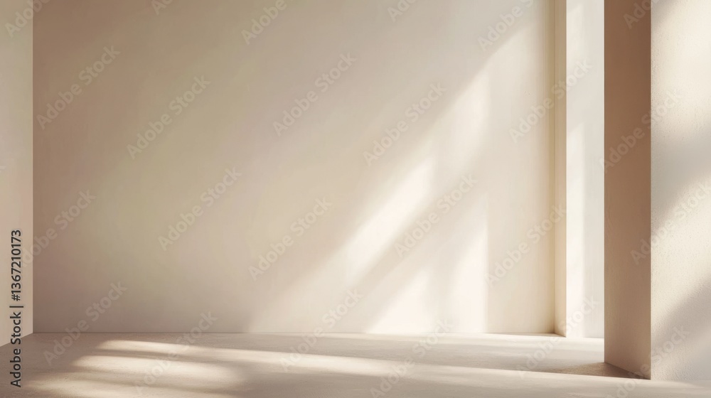 Serene Minimalist Interior Space with Soft Light and Smooth Textures Ideal for Modern Design Aesthetic and Artistic Background or Display Serene Minimalist Interior Space with Soft Light and Smooth Textures Ideal for Modern Design Aesthetic and Artistic Background or Display