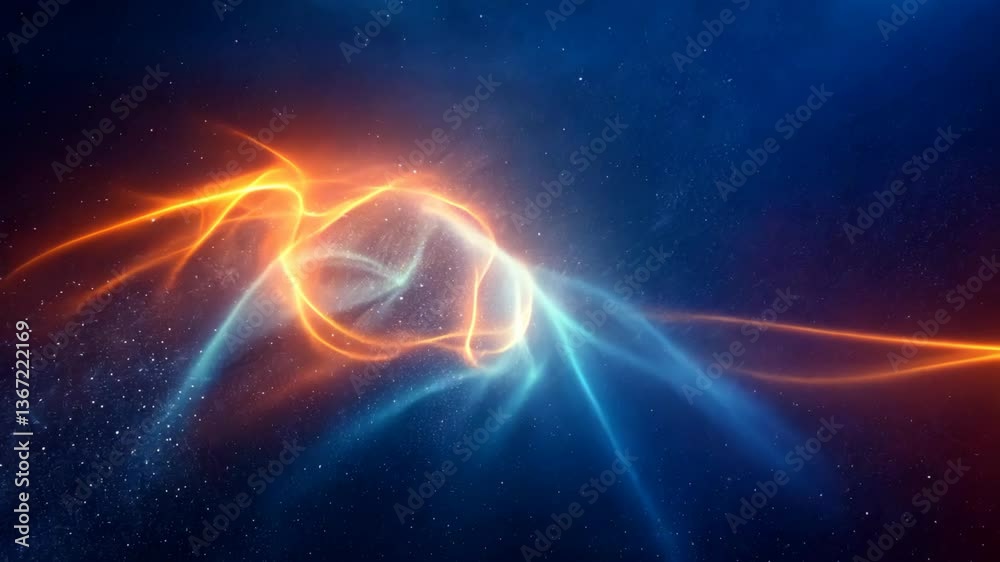 deep space gently moving to the blue red glow light gas cloud deep space gently moving to the blue red glow light gas cloud