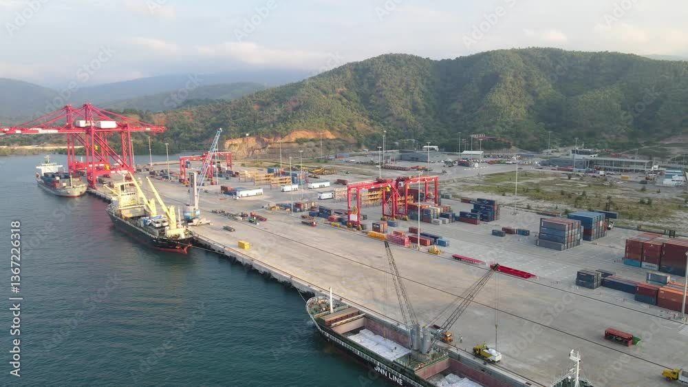 The Port of Tibar Bay, also known as Timor Port, is a container seaport ...