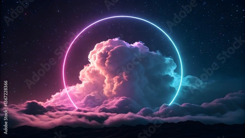 abstract background with clouds