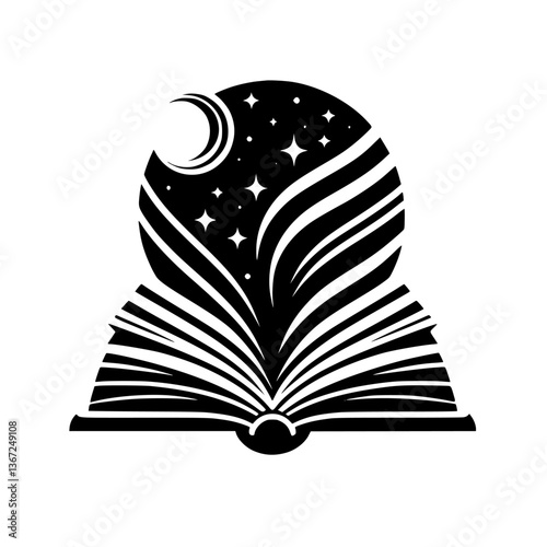Cosmic Tales: An Open Book to the Night Sky