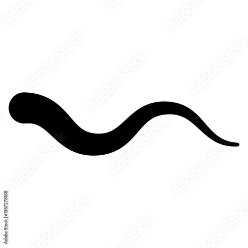 Thick Curve wave serpentine...