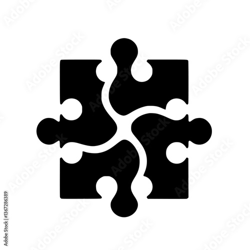 Abstract Puzzle: Connected, Complete, and Creative