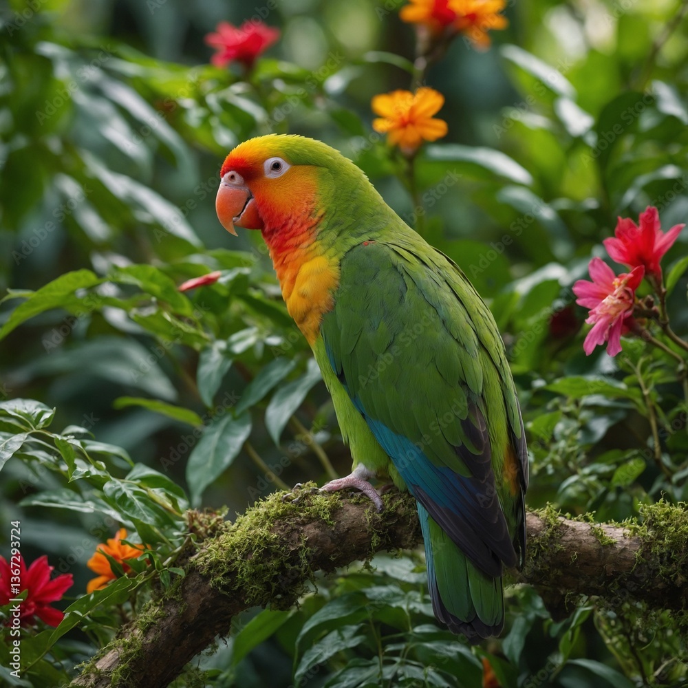 Obraz premium blue and yellow macaw