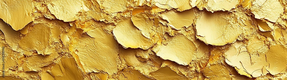 Naklejka premium Golden flakes texture background.