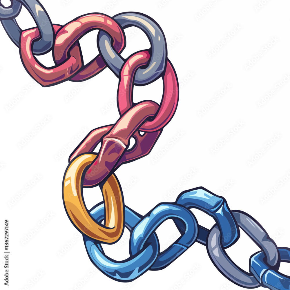 Obraz premium chain link connection