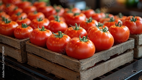 fresh c anakkale tomatoes with a vibrant red color,juicy texture perfect for salads sauces or slicing known for their sweet,tangy flavor photo