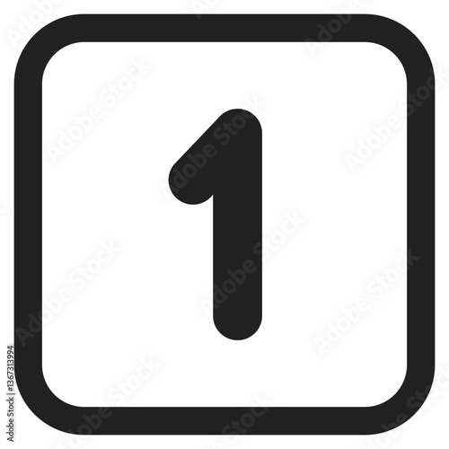 Number 1 Icon
