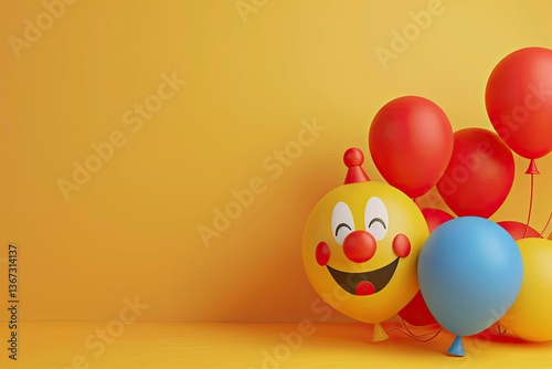 Detailed Picture of Concept of Happy 1 April Fools Day
