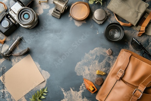 Ultra Quality Picture of Arrangement of Different Traveling Elements