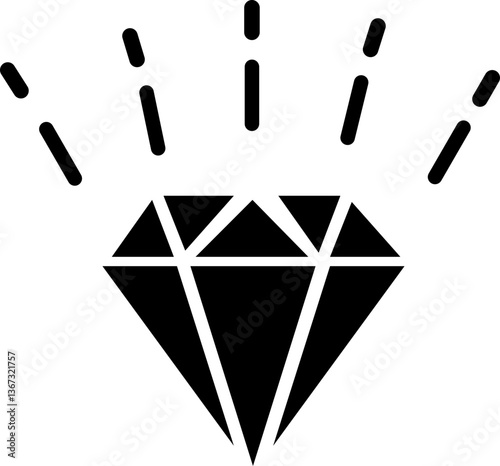 Diamond icon set. Big collection quality . Linear style and silhouette. Royal icons collection symbolizing premium products or services with transparent background