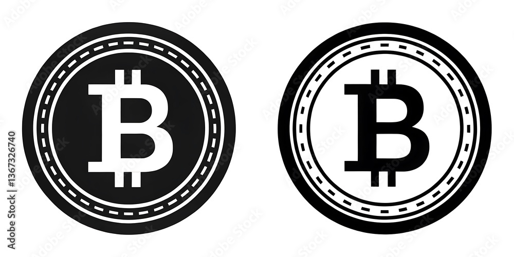 Two different versions of the letter B Two different versions of the letter B
