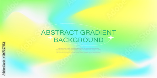 Blue, green, and yellow merge in a soft gradient, creating a fresh and modern abstract background. The smooth transitions give a dreamy and elegant feel.
