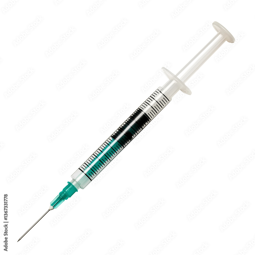 syringe isolated on white syringe isolated on white